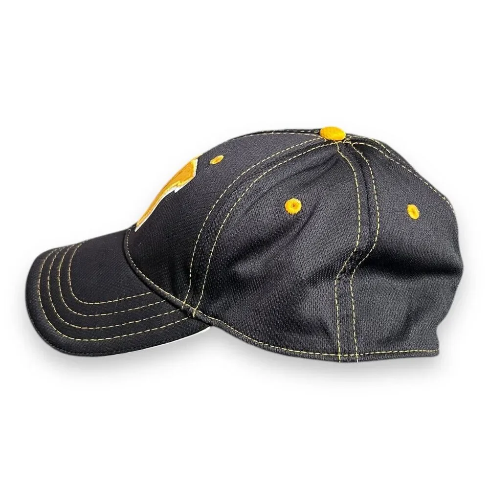 Wasatch Wasps Highschool Universal Athletics Black Embroidered Flex Fit Hat